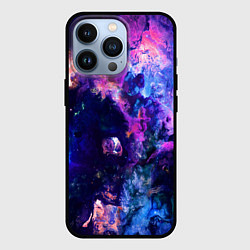 Чехол для iPhone 13 Pro НЕОНОВЫЕ КОСМОС NEON SPACE, цвет: 3D-черный