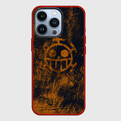 Чехол для iPhone 13 Pro Пираты сердца из Ван Пис, цвет: 3D-красный