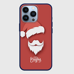 Чехол для iPhone 13 Pro Merry Christmas Счастливого Рождества, цвет: 3D-тёмно-синий