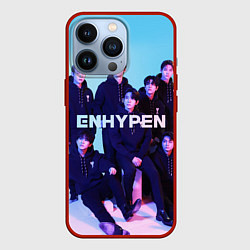 Чехол для iPhone 13 Pro ENHYPEN: Хисын, Джей, Джейк, Сонхун, Сону, Чонвон,, цвет: 3D-красный