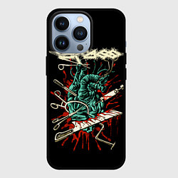 Чехол для iPhone 13 Pro Carcass, цвет: 3D-черный