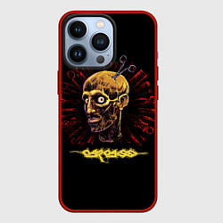 Чехол для iPhone 13 Pro Carcass, Necroticism, цвет: 3D-красный