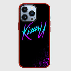 Чехол для iPhone 13 Pro КИЗАРУ НЕОН ЛОГО KIZARU NEON, цвет: 3D-красный