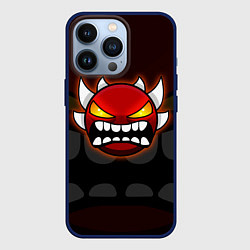 Чехол для iPhone 13 Pro Geometry Dash: Red Demon, цвет: 3D-тёмно-синий