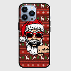 Чехол для iPhone 13 Pro Bad Santa Плохой Санта, цвет: 3D-черный