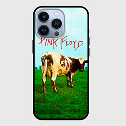 Чехол для iPhone 13 Pro Atom Heart Mother - Pink Floyd, цвет: 3D-черный