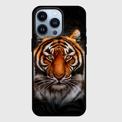 Чехол для iPhone 13 Pro Реалистичный тигр Realistic Tiger, цвет: 3D-черный