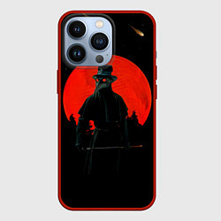 Чехол для iPhone 13 Pro Plague doctor ЧУМНОЙ ДОКТОР, цвет: 3D-красный