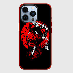 Чехол для iPhone 13 Pro МОТО САМУРАЙ С КАТАНОЙ JAPAN SAMURAI, цвет: 3D-красный