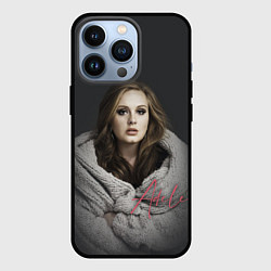 Чехол для iPhone 13 Pro Фото Адель, цвет: 3D-черный