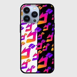 Чехол для iPhone 13 Pro JOJO BIZARRE ADVENTURE ДЖО ДЖО УЗОР, цвет: 3D-черный