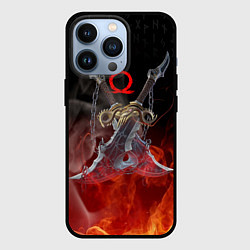 Чехол для iPhone 13 Pro МЕЧИ КРАТОСА, БОГ ВОЙНЫ, цвет: 3D-черный
