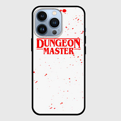 Чехол для iPhone 13 Pro DUNGEON MASTER BLOOD ГАЧИМУЧИ БЕЛЫЙ, цвет: 3D-черный