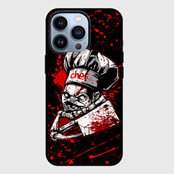 Чехол для iPhone 13 Pro DOTA 2 PUDGE, БРЫЗГИ КРАСОК, цвет: 3D-черный