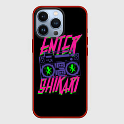 Чехол для iPhone 13 Pro Enter Shikari BoomBox, цвет: 3D-красный