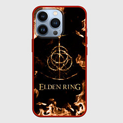Чехол для iPhone 13 Pro Elden Ring Logo, цвет: 3D-красный