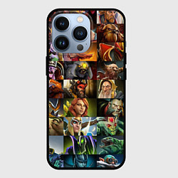 Чехол для iPhone 13 Pro HEROES DOTA 2 ПЕРСОНАЖИ ДОТА 2, цвет: 3D-черный