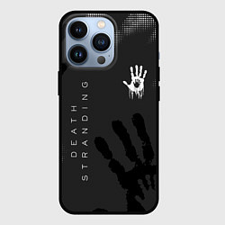 Чехол для iPhone 13 Pro Death Stranding отпечаток руки, цвет: 3D-черный