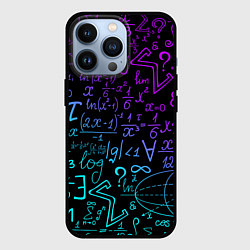 Чехол для iPhone 13 Pro НЕОНОВЫЕ ФОРМУЛЫ NEON FORMULAS, цвет: 3D-черный