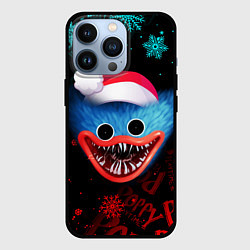 Чехол для iPhone 13 Pro ХАГИ ВАГИ НОВОГОДНИЙ POPPY PLAYTIME НОВЫЙ ГОД 2022, цвет: 3D-черный