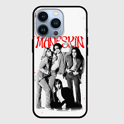 Чехол для iPhone 13 Pro MANESKIN POSTER СОСТАВ ГРУППЫ, цвет: 3D-черный