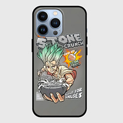 Чехол для iPhone 13 Pro Senkuu STONE CRUNCH, цвет: 3D-черный