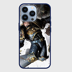Чехол для iPhone 13 Pro Космодесантник в деле Арт, цвет: 3D-тёмно-синий