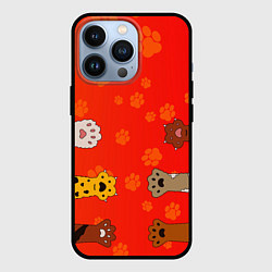 Чехол iPhone 13 Pro Котики 3D