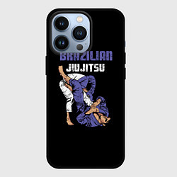 Чехол для iPhone 13 Pro BRAZILIAN JIU JITSU - BJJ, цвет: 3D-черный