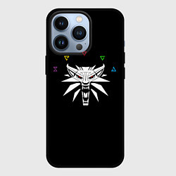 Чехол для iPhone 13 Pro LOGO THE WITCHER, цвет: 3D-черный