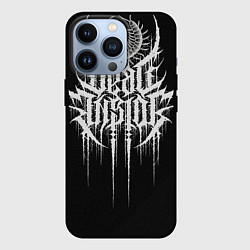 Чехол для iPhone 13 Pro DEAD INSIDE, Сороконожка, цвет: 3D-черный