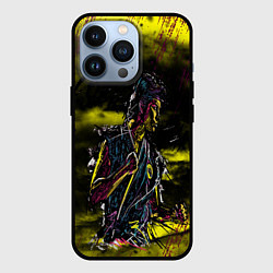 Чехол для iPhone 13 Pro Кобра Кай Царапины, цвет: 3D-черный