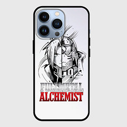 Чехол для iPhone 13 Pro Эдвард vs Альфонс - Стальной алхимик, цвет: 3D-черный
