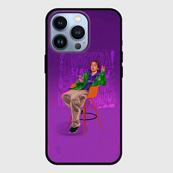 Чехол для iPhone 13 Pro Сидящий Слава, цвет: 3D-черный