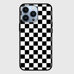 Чехол для iPhone 13 Pro Chess Squares Cubes, цвет: 3D-черный