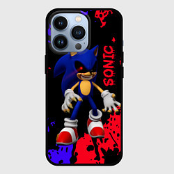 Чехол для iPhone 13 Pro Соник екзе Sonic exe, цвет: 3D-черный