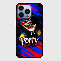 Чехол для iPhone 13 Pro POPPY PLAYTIME HAGGY WAGGY ПОППИ ПЛЕЙТАЙМ ИГРА ХАГ, цвет: 3D-черный