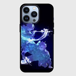 Чехол для iPhone 13 Pro ГИЮ ТОМИОКА И ТАНДЖИРО ДЫХАНИЕ ВОДЫ, цвет: 3D-черный