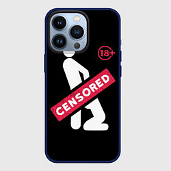 Чехол для iPhone 13 Pro CENCORED, цвет: 3D-тёмно-синий