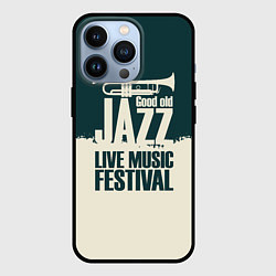 Чехол для iPhone 13 Pro Джаз Живая Музыка, цвет: 3D-черный