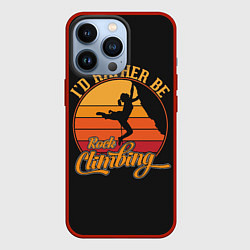 Чехол для iPhone 13 Pro Покорение Вершины, цвет: 3D-красный