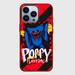 Чехол для iPhone 13 Pro Poppy Playtime RED WARNING, цвет: 3D-красный