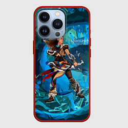 Чехол для iPhone 13 Pro Horizon Aloy art, цвет: 3D-красный