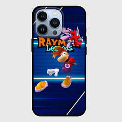 Чехол для iPhone 13 Pro Rayman Legends Blue, цвет: 3D-черный