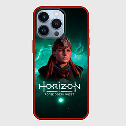 Чехол для iPhone 13 Pro Aloy - Элой Horizon Forbidden West, цвет: 3D-красный