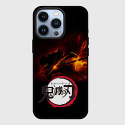Чехол для iPhone 13 Pro Zenitsu Agatsuma Убийца демонов, цвет: 3D-черный