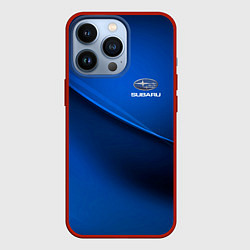 Чехол для iPhone 13 Pro Subaru sport, цвет: 3D-красный