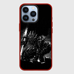 Чехол для iPhone 13 Pro ГАТС В БРОНЕ БЕРСЕРК, цвет: 3D-красный