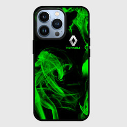 Чехол для iPhone 13 Pro RENAULT ДЫМ, цвет: 3D-черный