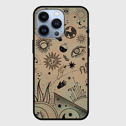 Чехол для iPhone 13 Pro Эзотерика, цвет: 3D-черный